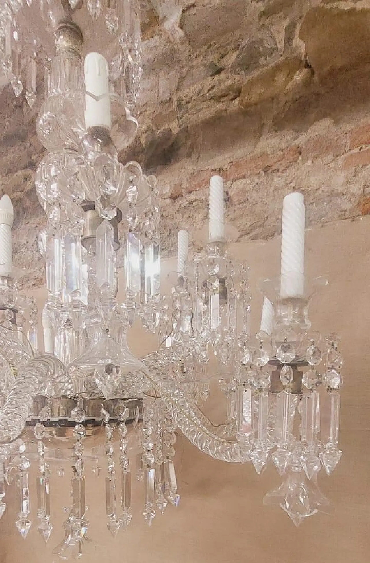 Lampadario di cristallo, metà '900 5