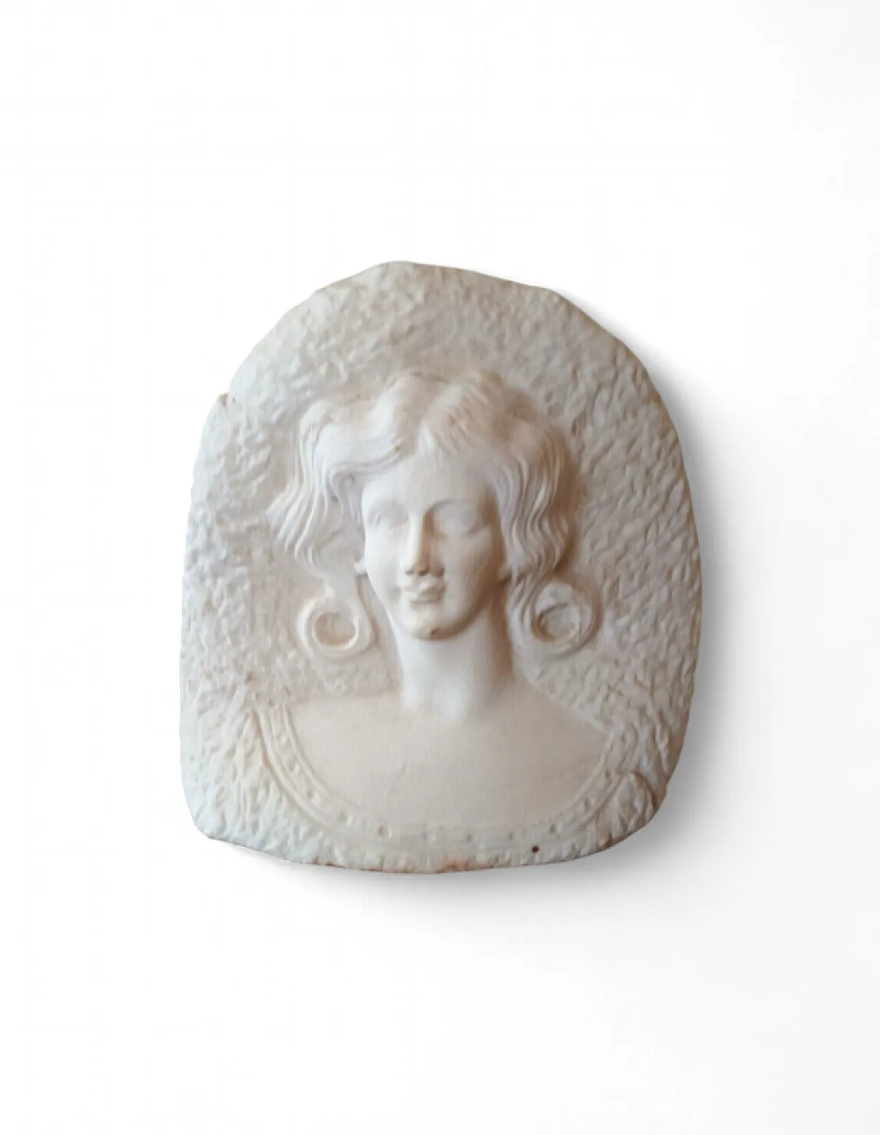 Busto femminile in marmo, primo '900 9