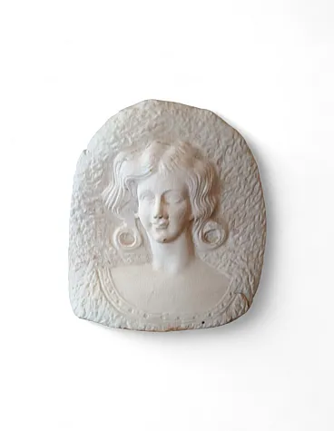 Busto femminile in marmo, primo '900