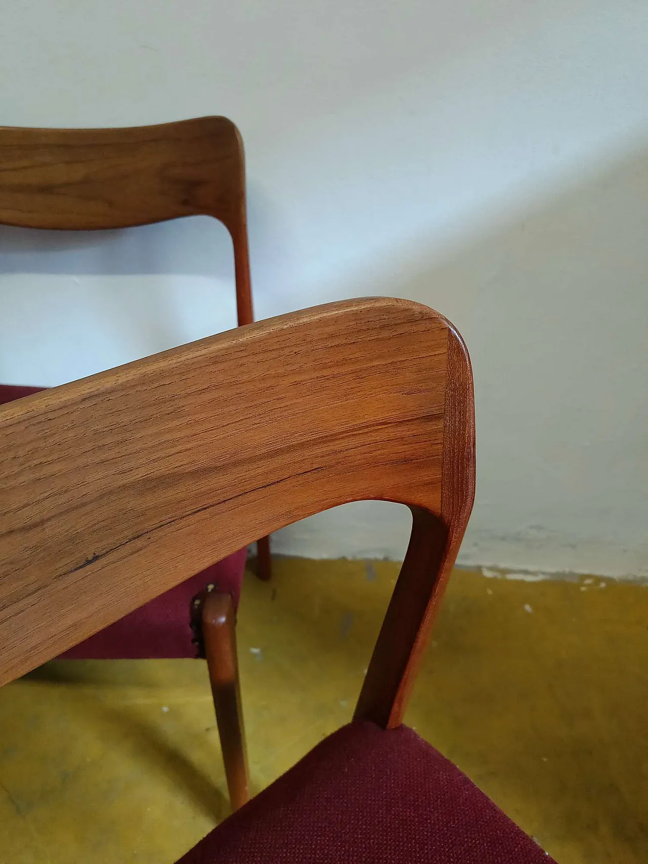 4 chairs by Henning Kjærnulf, Denmark, 1950s 7