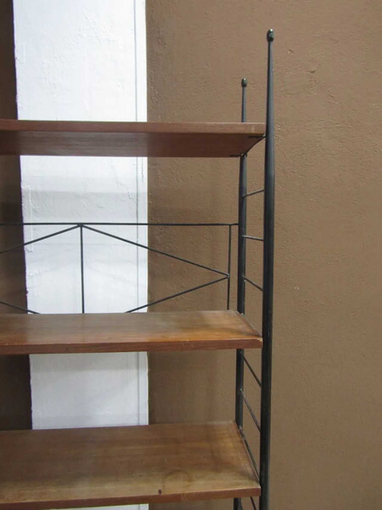 Bookcase in iron, 1960s 2