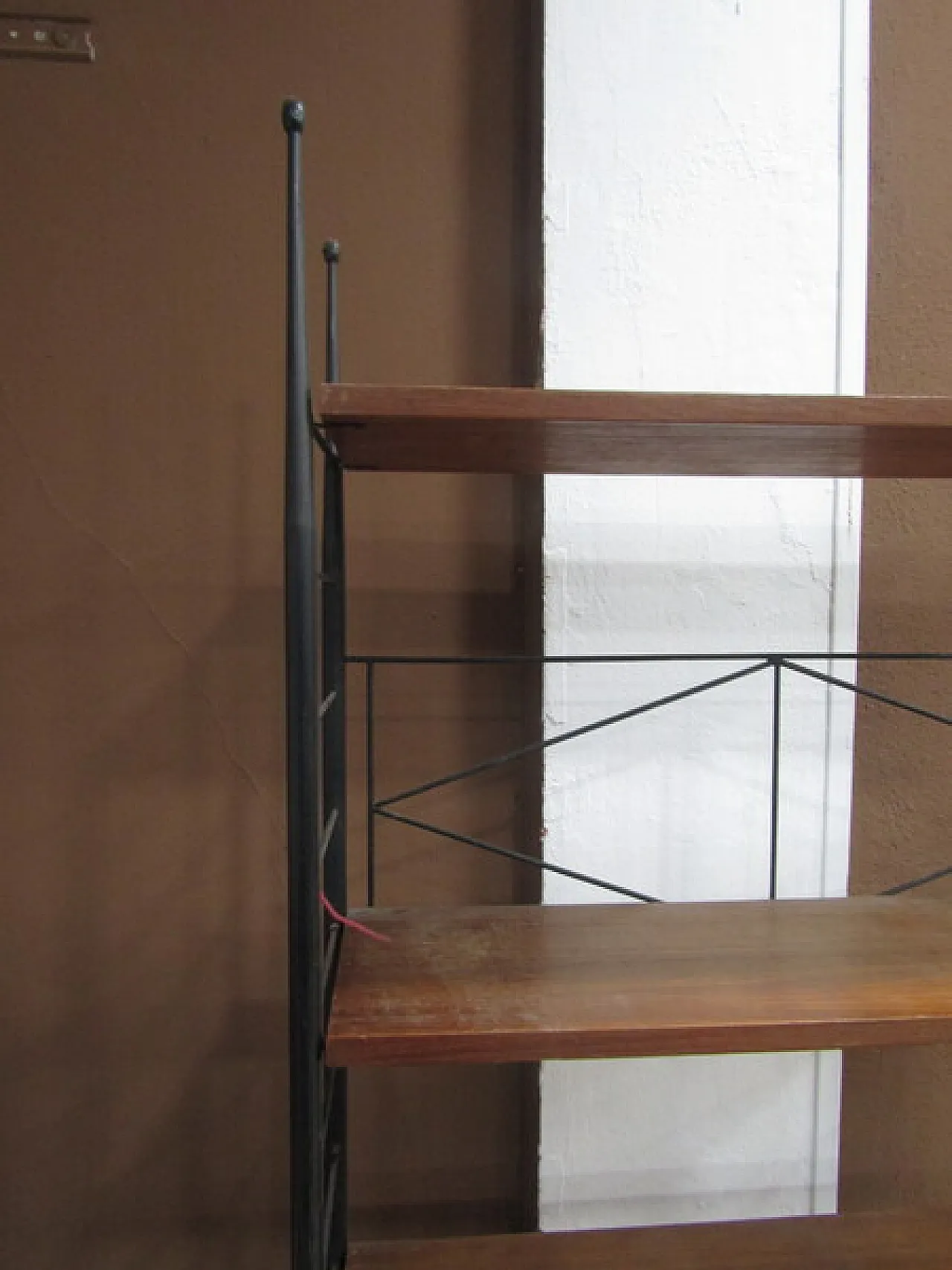 Bookcase in iron, 1960s 3