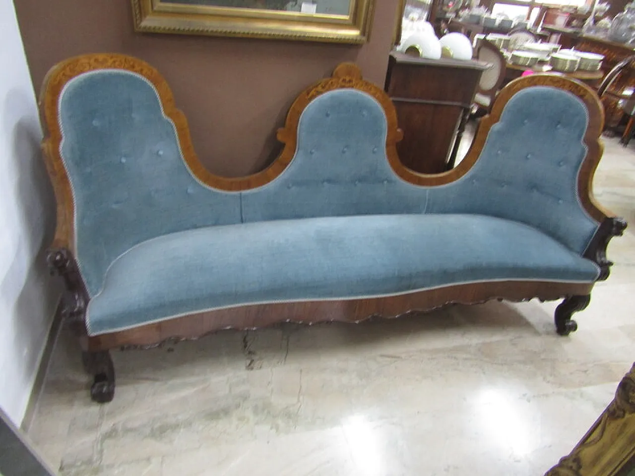 Sofa Carlo X, 19th century 1