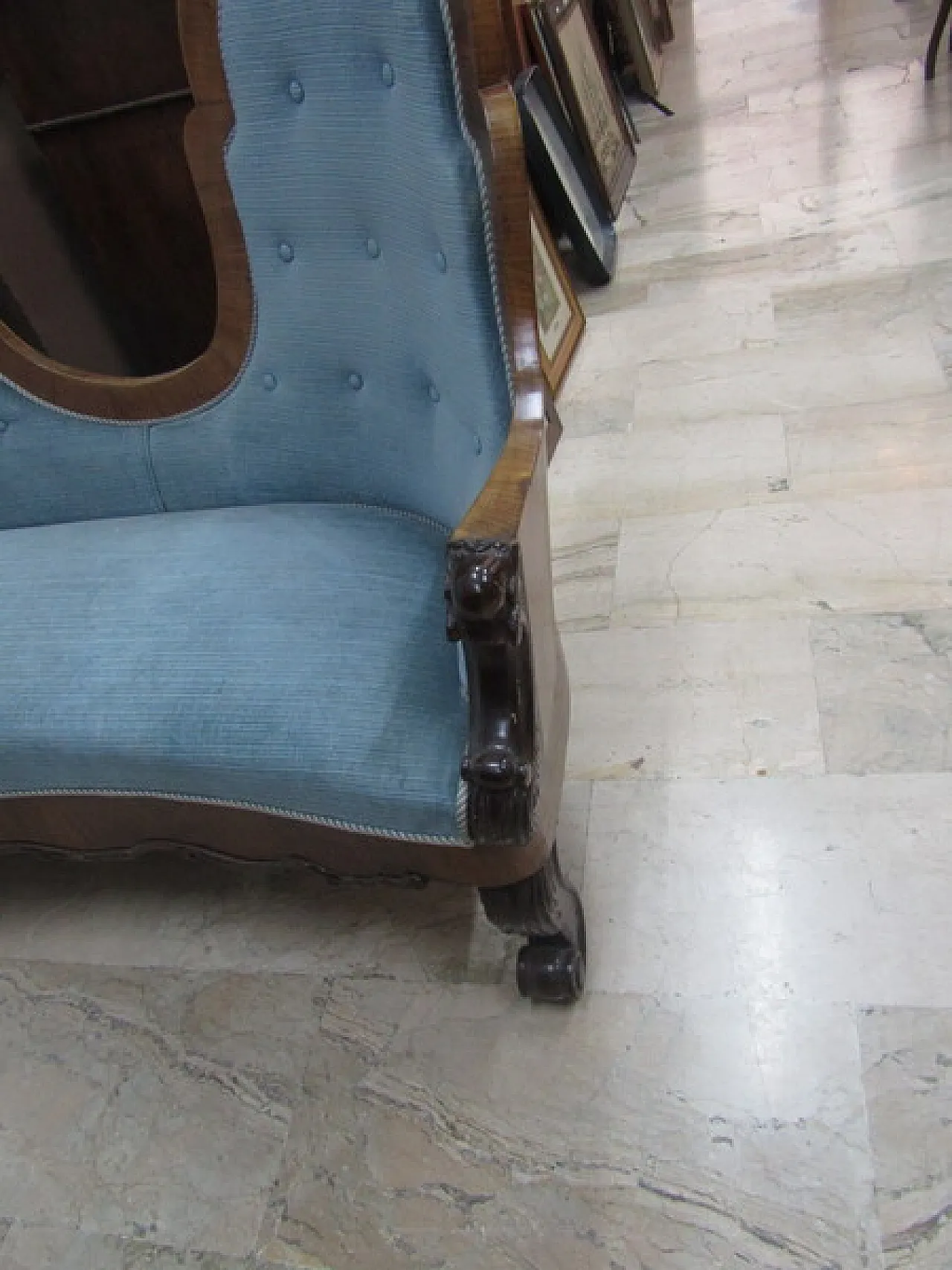 Sofa Carlo X, 19th century 6