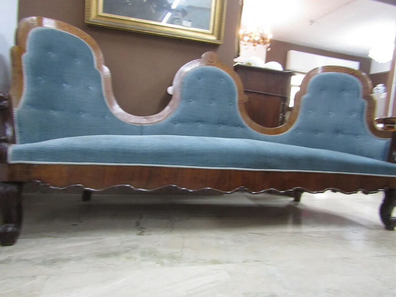 Sofa Carlo X, 19th century 7