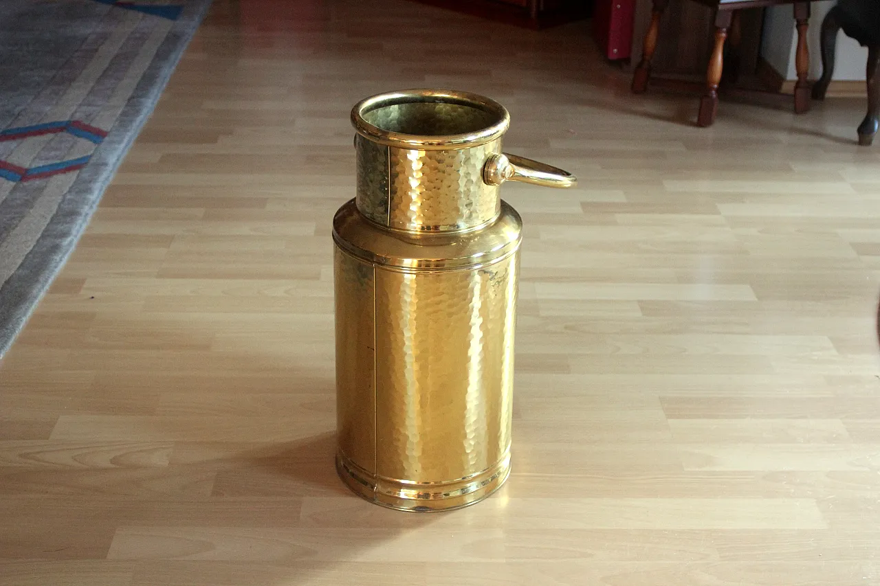 Brass umbrella stand, 70s 1