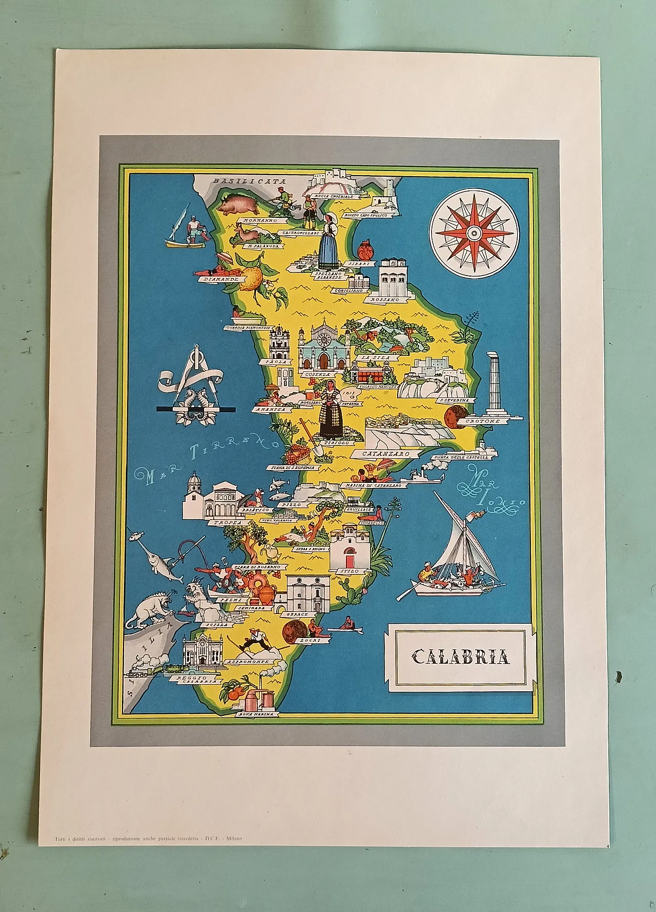 Regions of Italy, maps, 60s 5