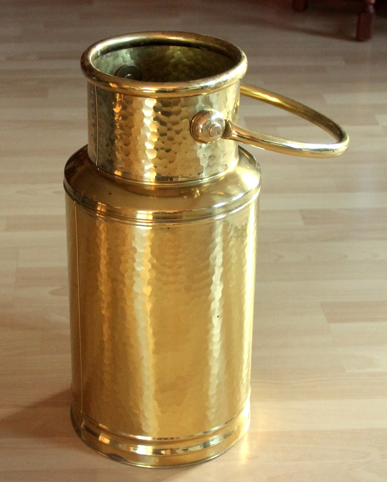 Brass umbrella stand, 70s 4