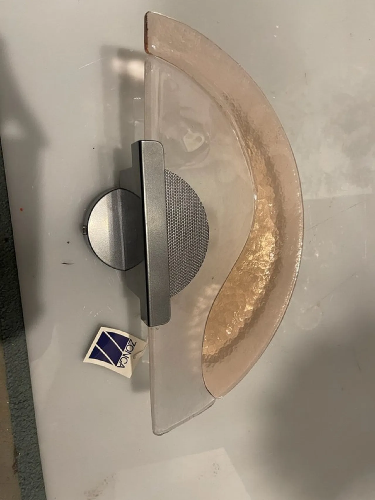 Pair of Pink Murano Glass Sconces from Zonca, 1980s 3