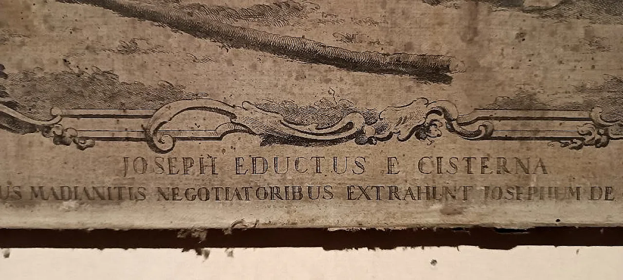 Joseph tirato fuori dal pozzo dai suoi fratelli di G.Volpato, '700 7