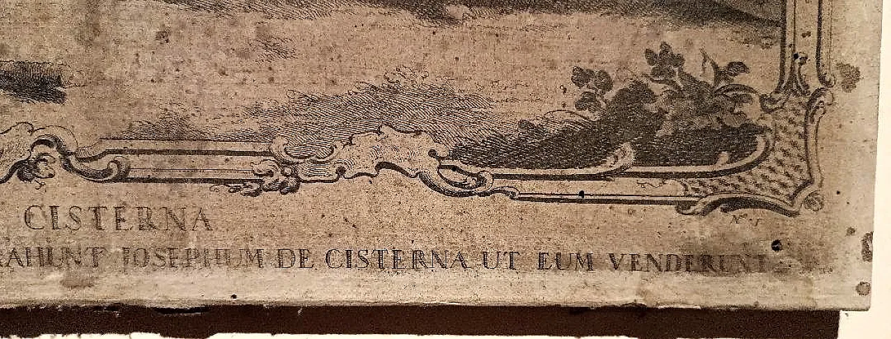 Joseph tirato fuori dal pozzo dai suoi fratelli di G.Volpato, '700 9