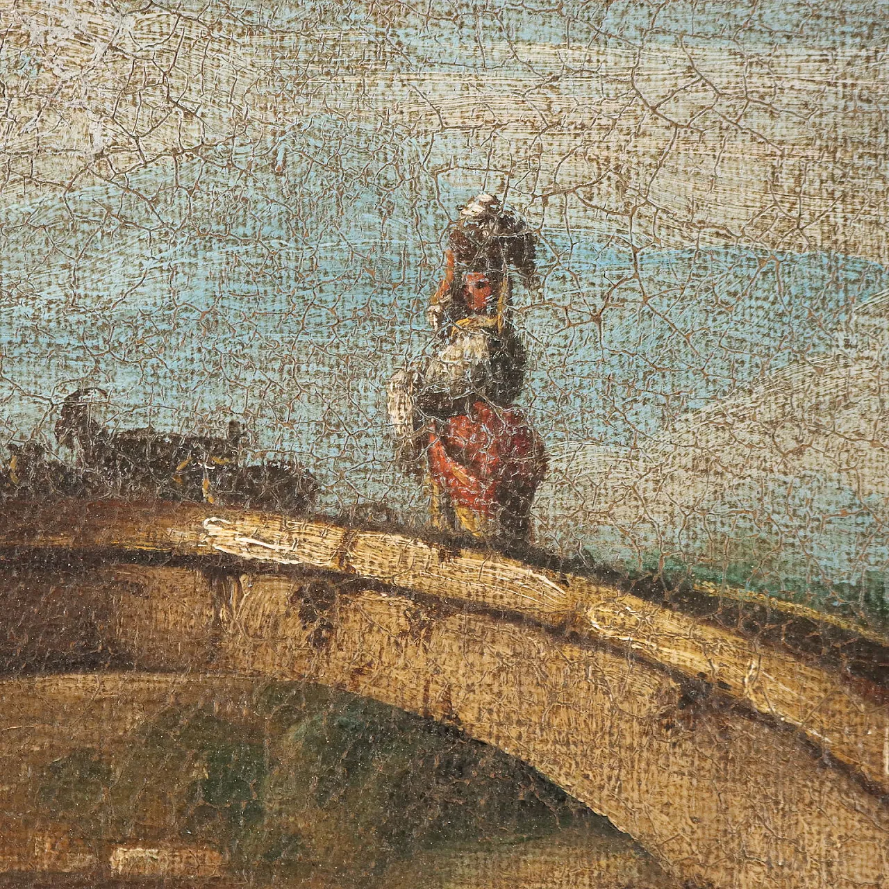 Paesaggio dell'Italia centrale, olio su tela, '700 4