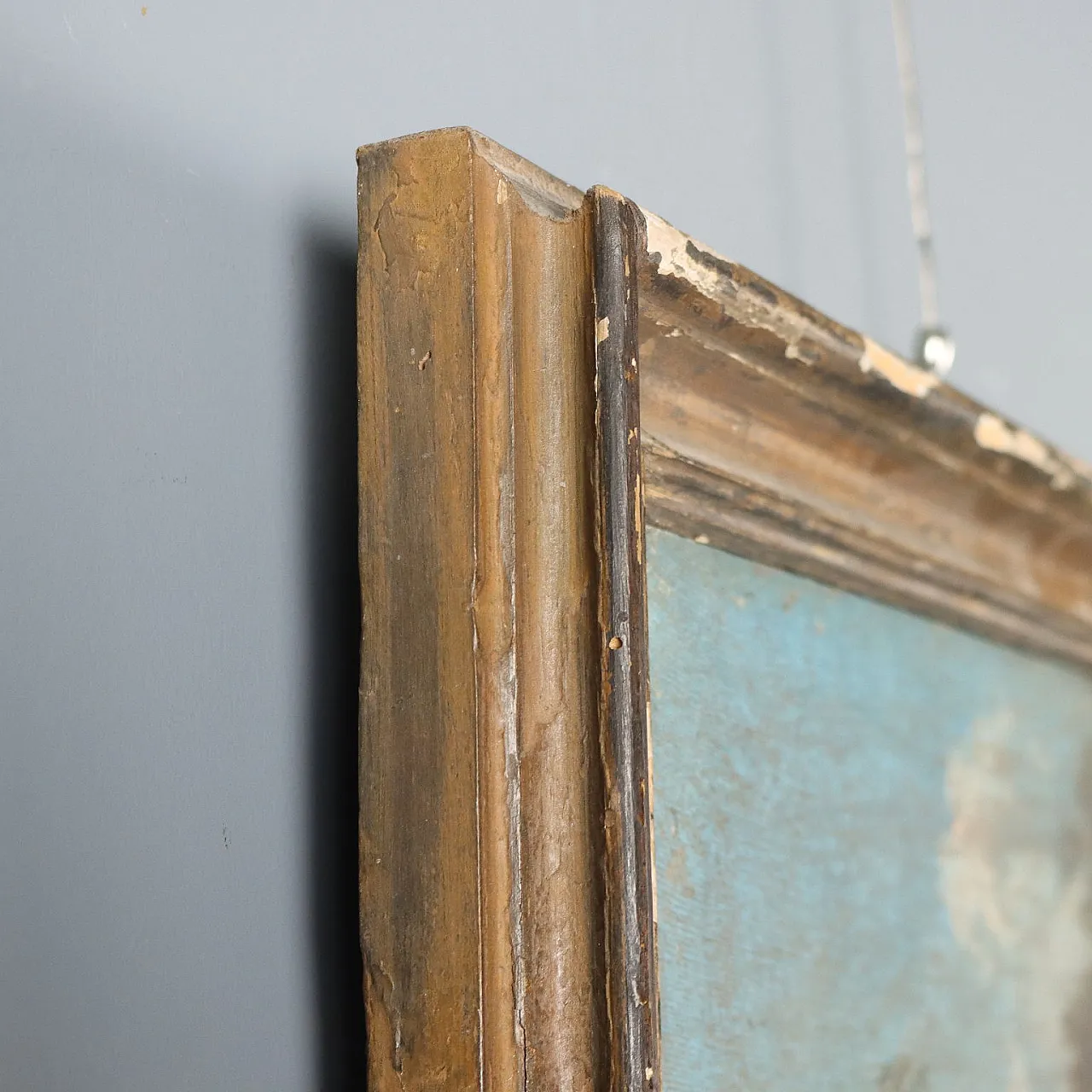 Paesaggio dell'Italia centrale, olio su tela, '700 9