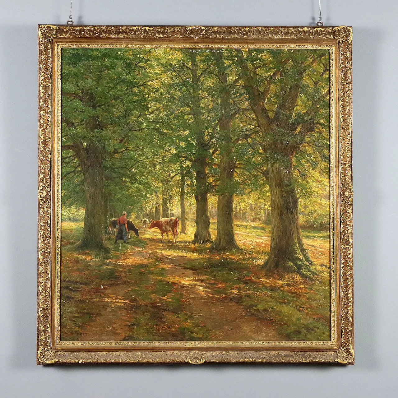 Henri Houben, olio su tela, metà '900 1