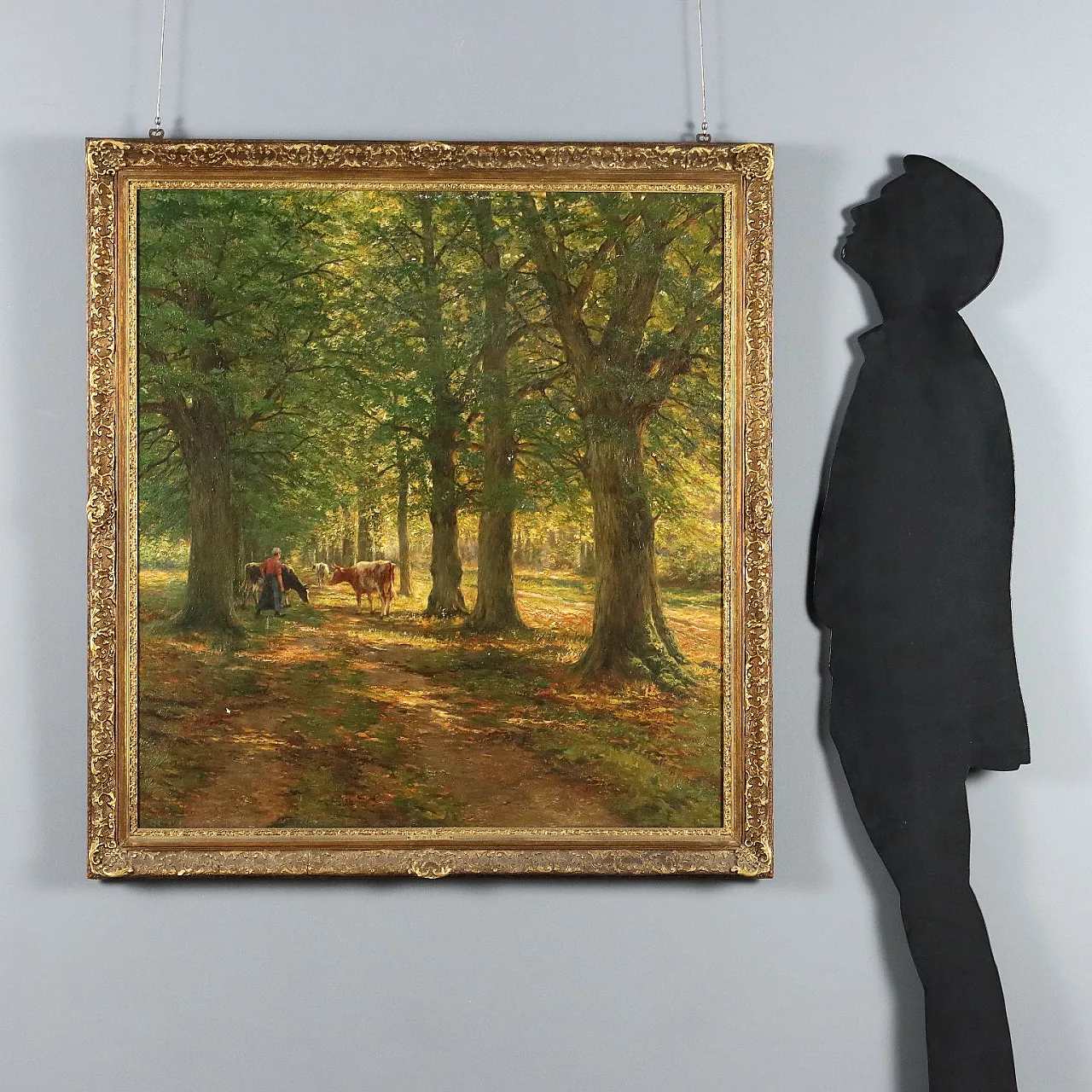 Henri Houben, olio su tela, metà '900 2