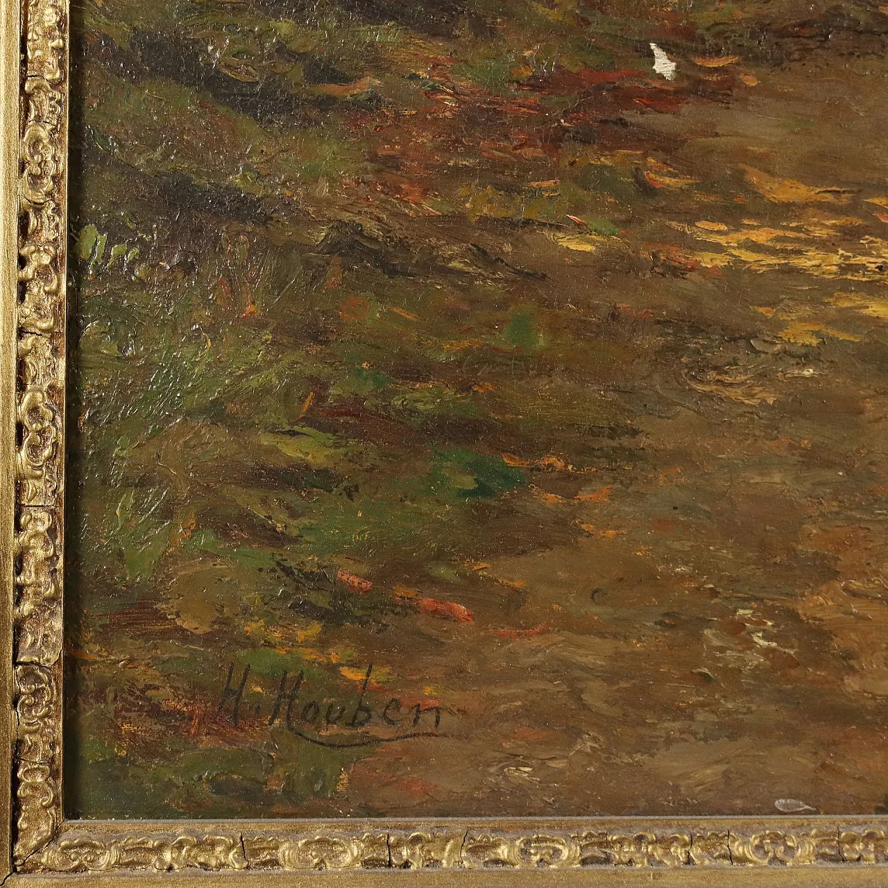 Henri Houben, olio su tela, metà '900 8