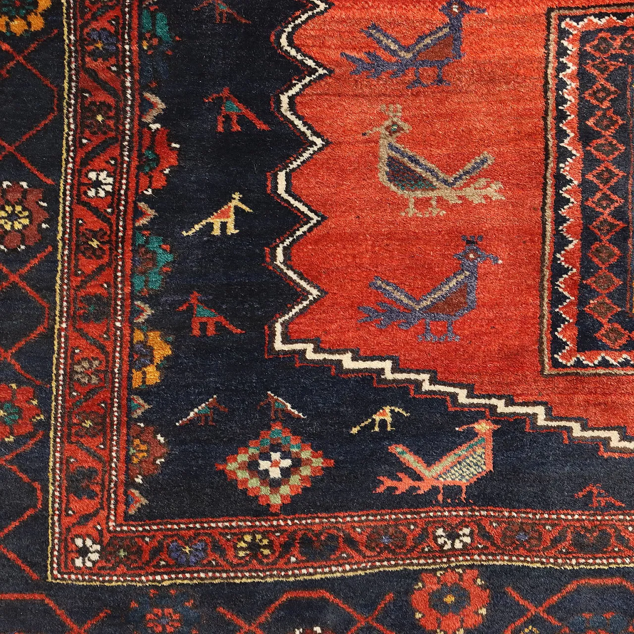 Tappeto Mosul in lana, nodo grosso, realizzato a mano, '900 6