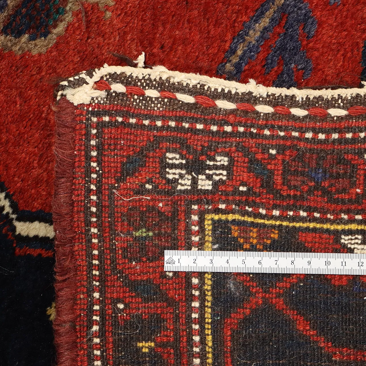 Tappeto Mosul in lana, nodo grosso, realizzato a mano, '900 8