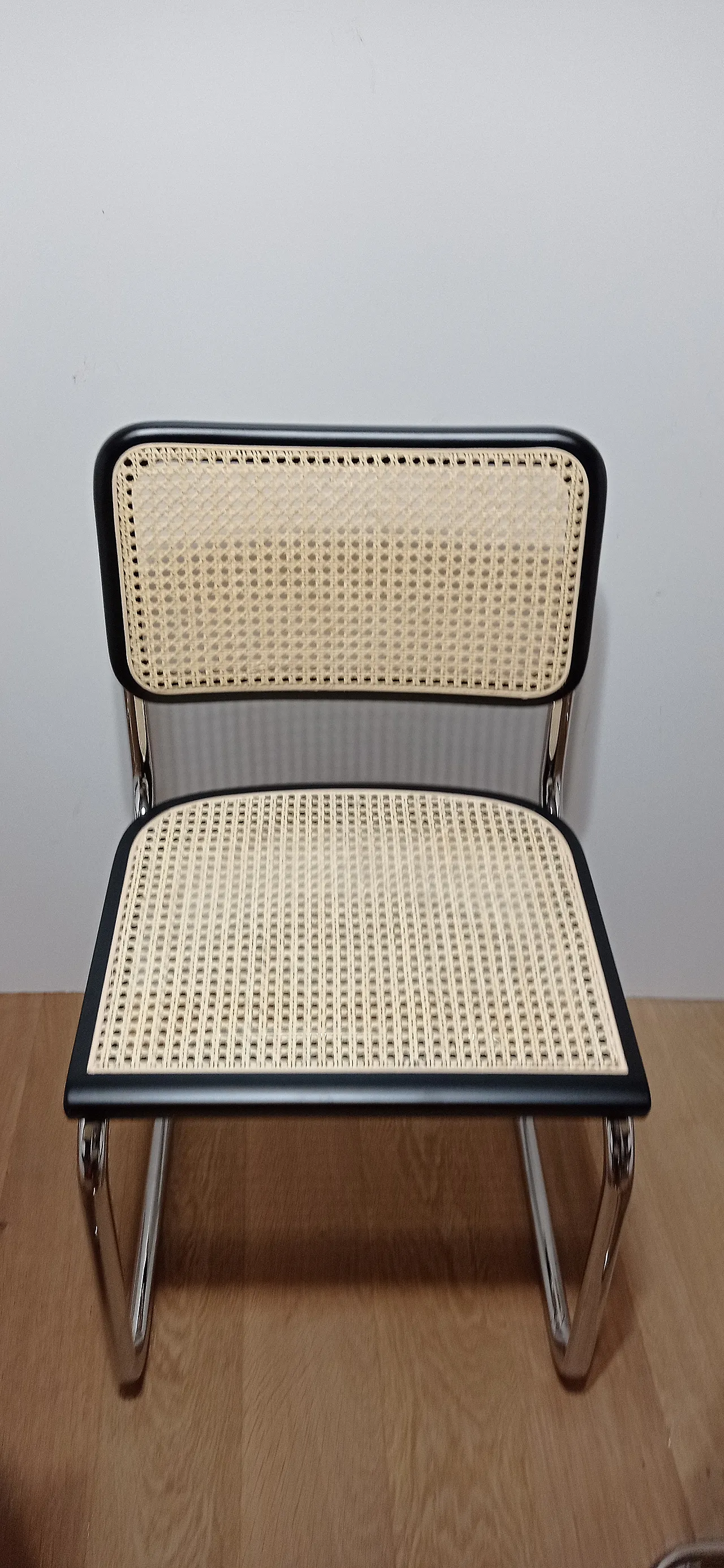 6 Cesca B32 chairs, lacquered in black MDF, 1980s 16