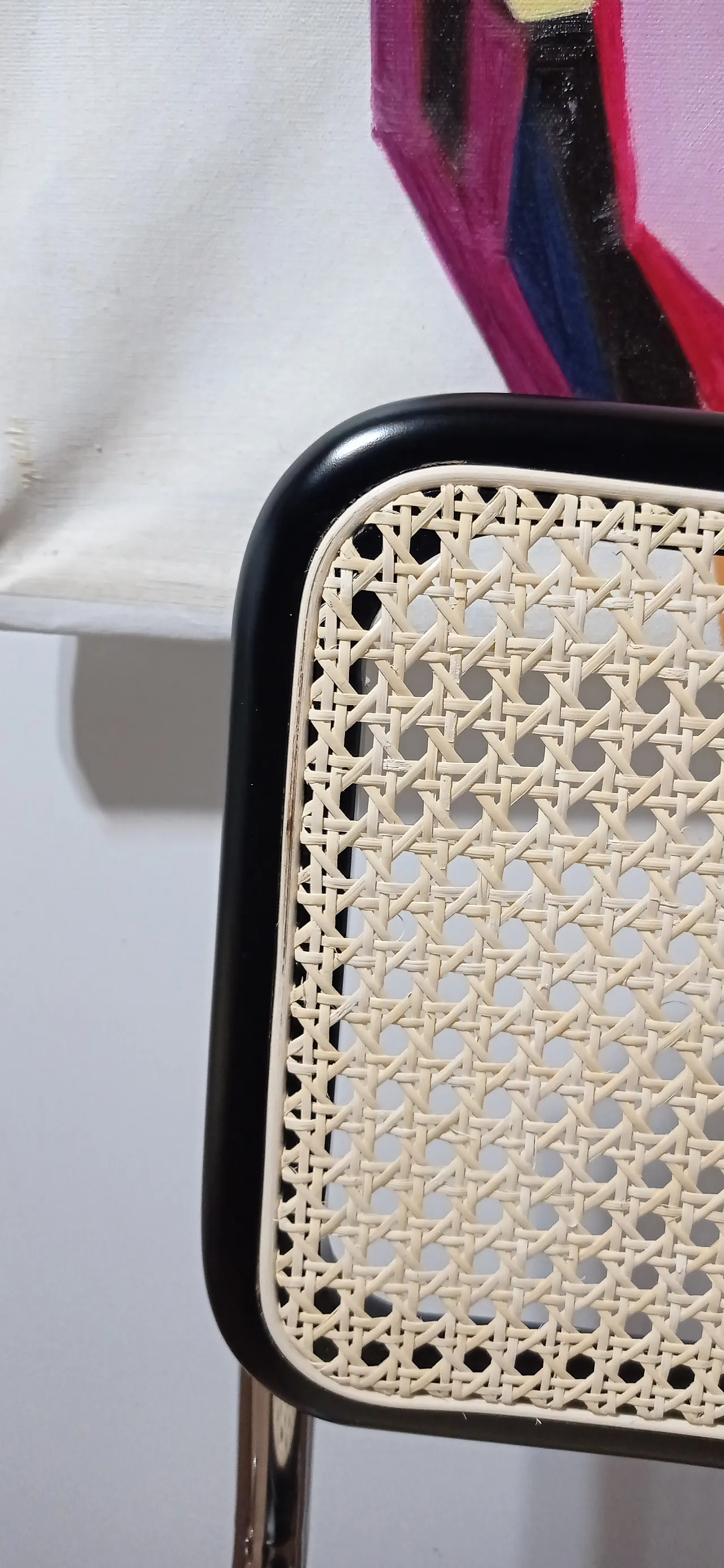 6 Cesca B32 chairs, lacquered in black MDF, 1980s 40