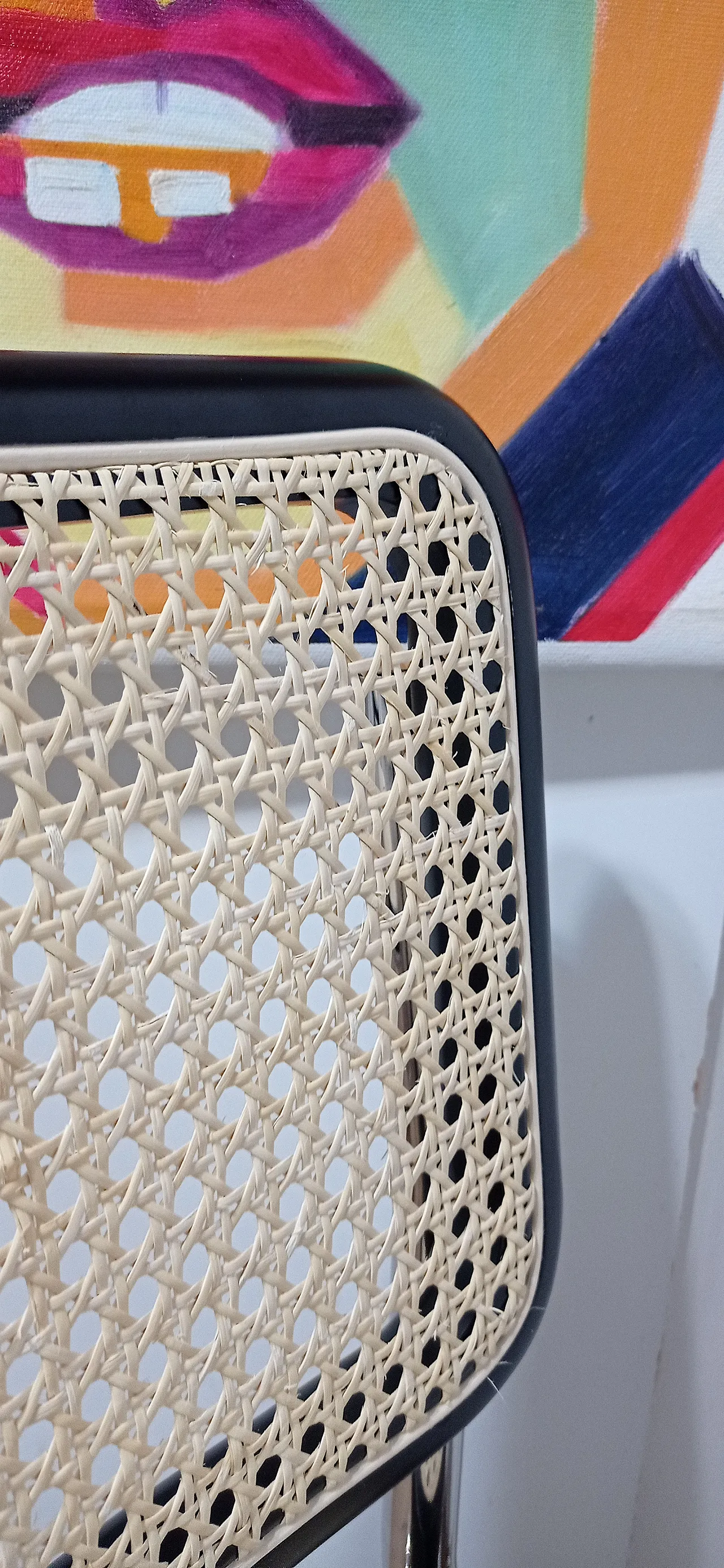 6 Cesca B32 chairs, lacquered in black MDF, 1980s 46