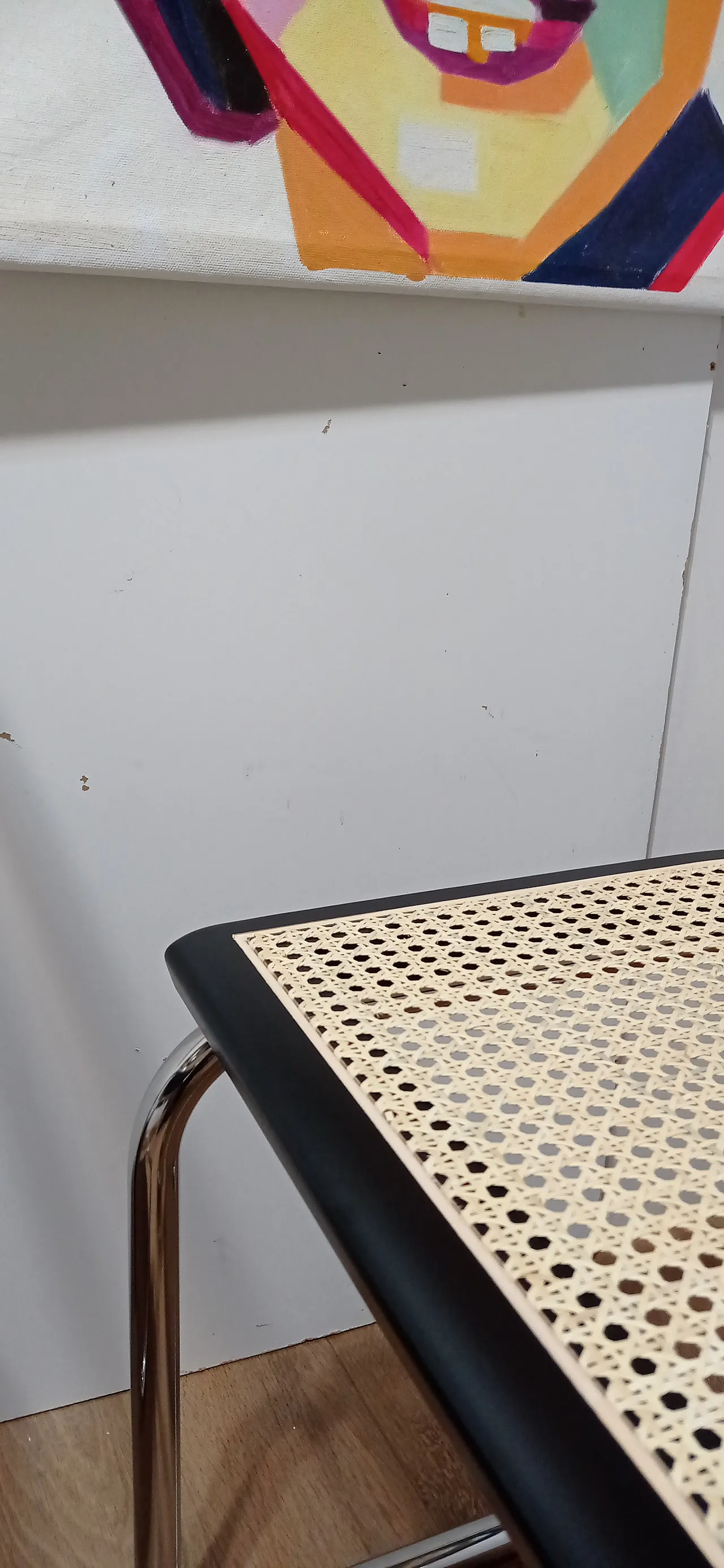 6 Cesca B32 chairs, lacquered in black MDF, 1980s 106