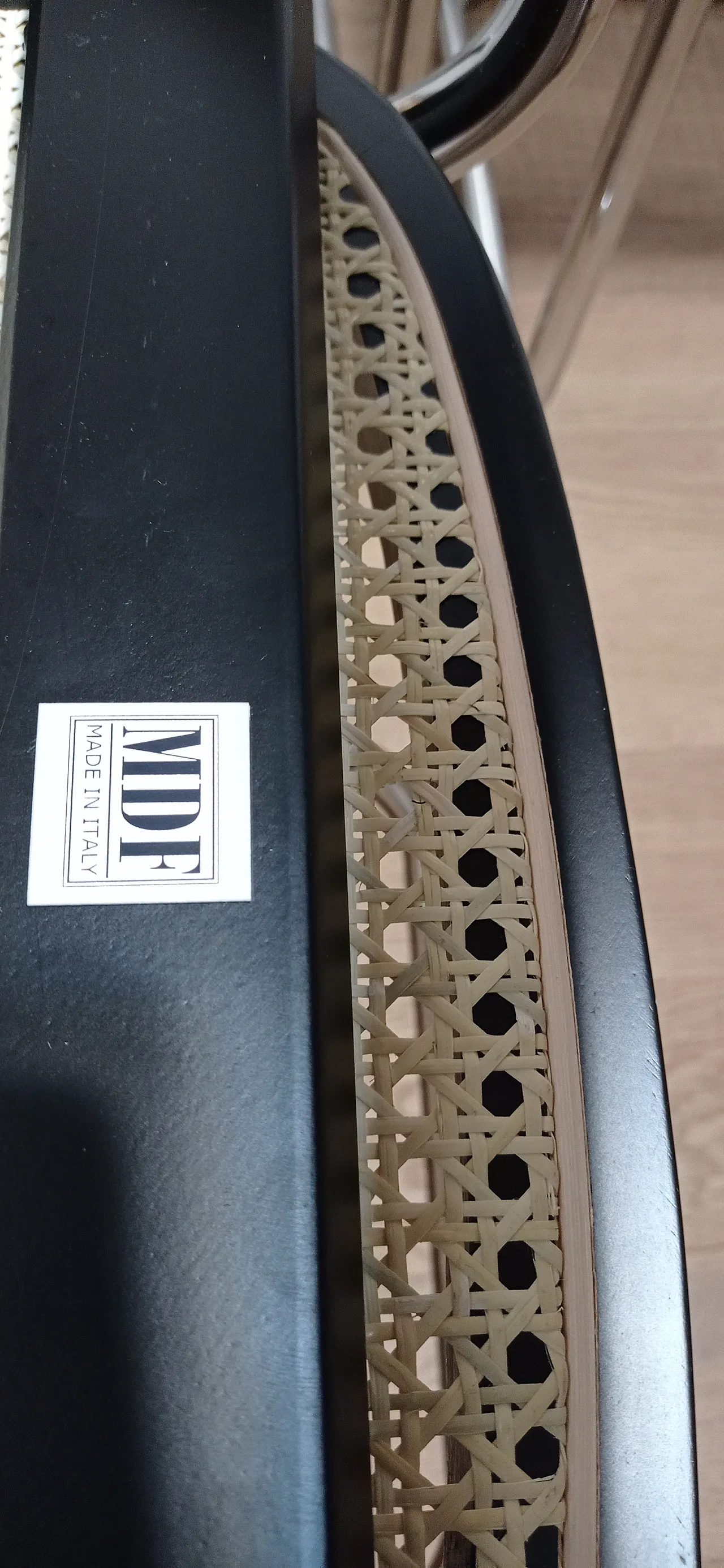 6 Cesca B32 chairs, lacquered in black MDF, 1980s 115