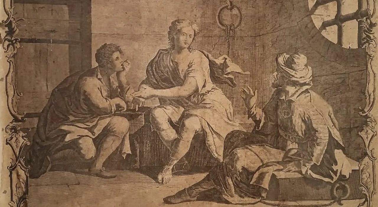 Joseph in carcere di Giovanni Volpato, incisione, '700 5