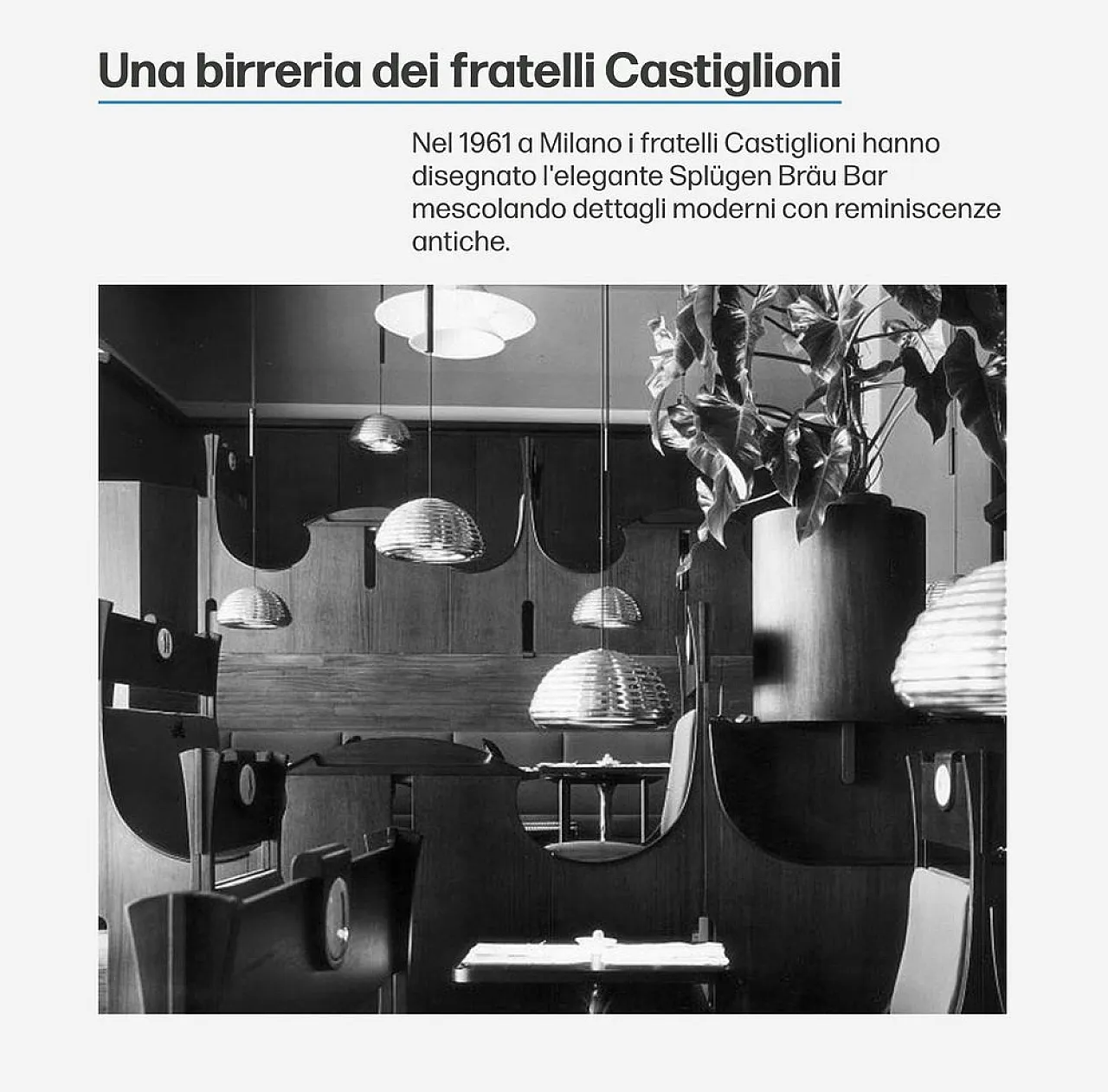 Lampada Splügen Bräu di Achille & Pier Giacomo Castiglioni, anni '70 26