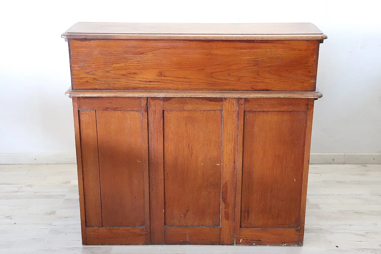 Scrivania a rullo in rovere, inizi '900 13