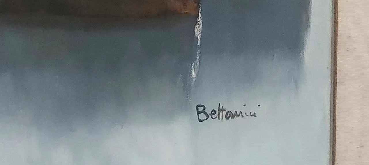 Paesaggio di Bettarini Lido, olio su tela, '900 3