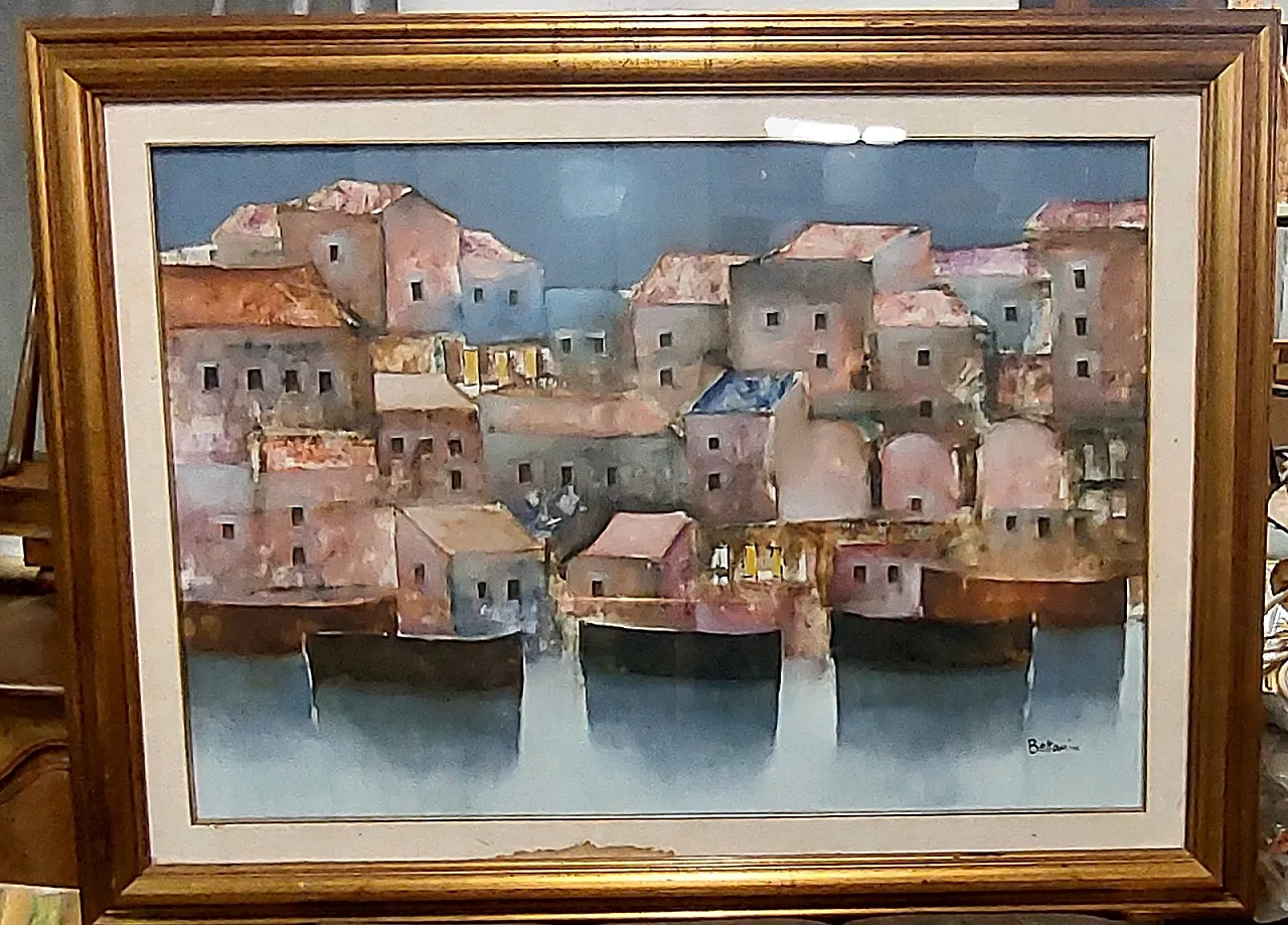 Paesaggio di Bettarini Lido, olio su tela, '900 4