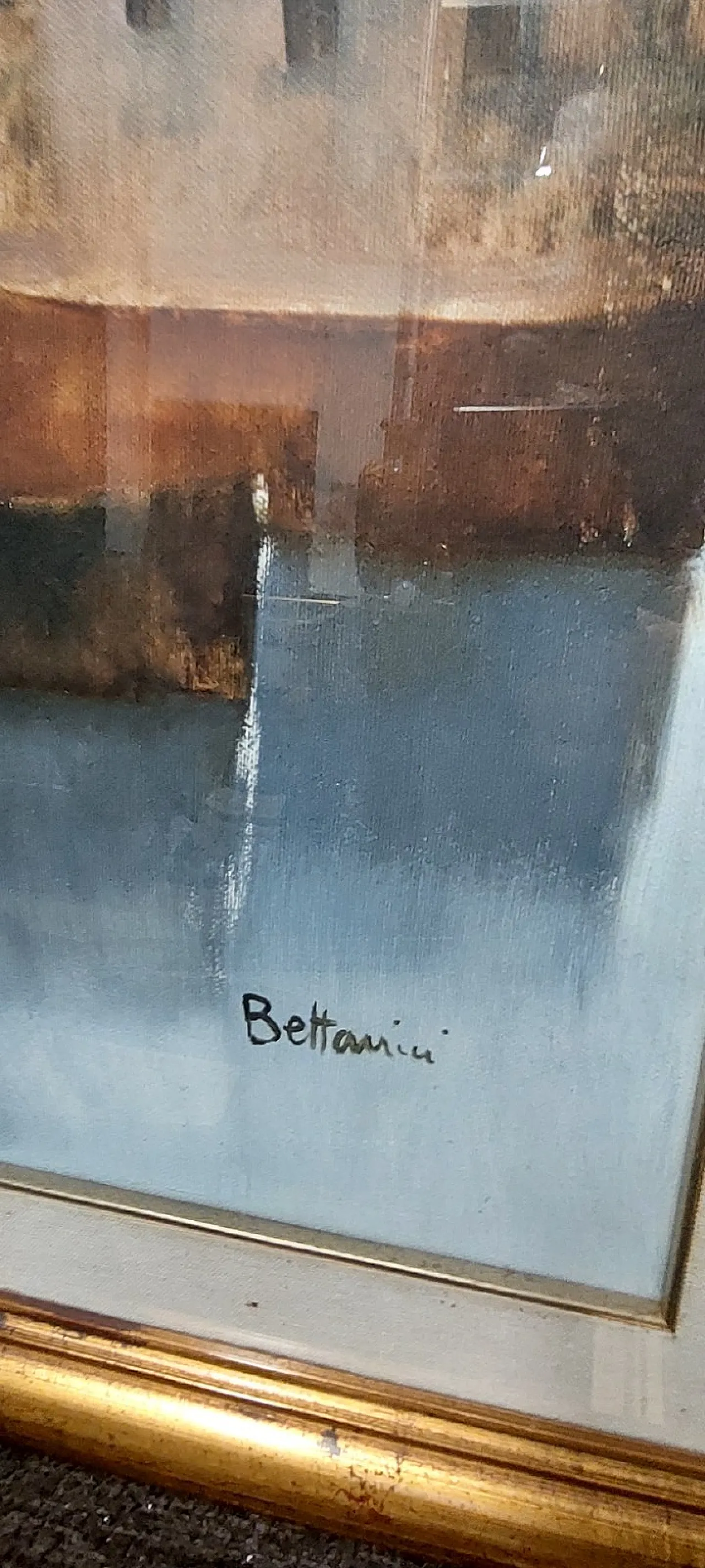 Paesaggio di Bettarini Lido, olio su tela, '900 7