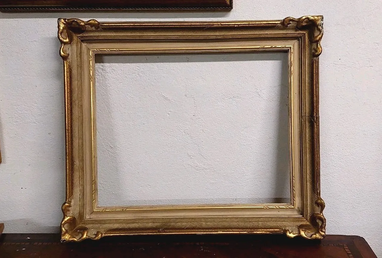 Lacquered and gilded wooden frame, early 20th century 2
