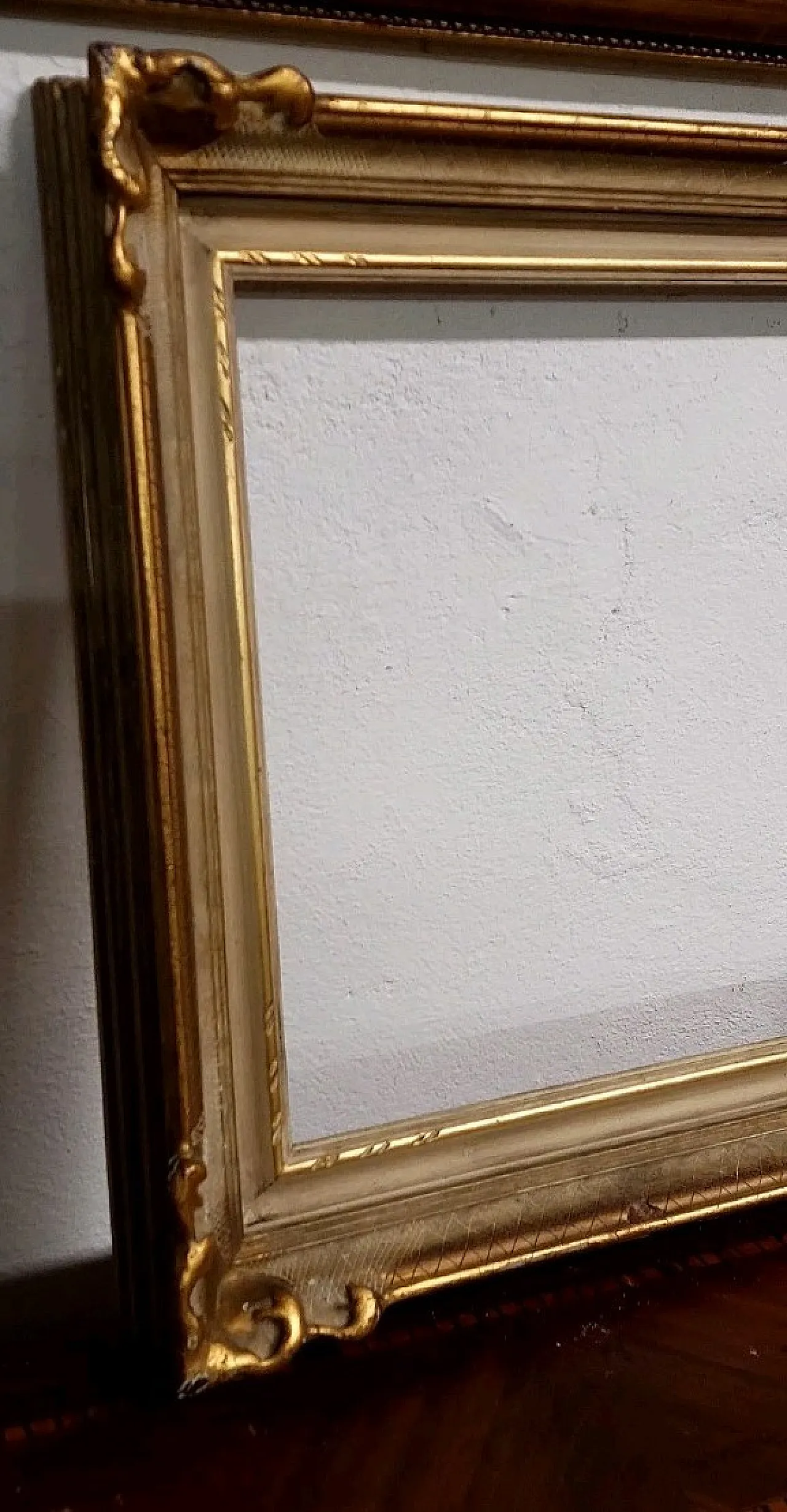 Lacquered and gilded wooden frame, early 20th century 3