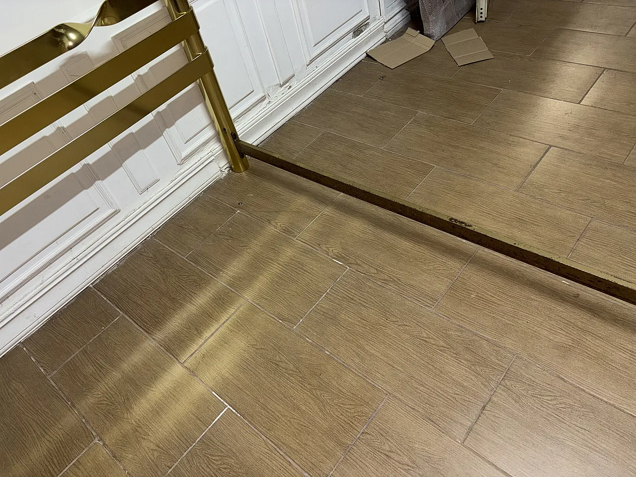 Brass bed frame, 70s 8