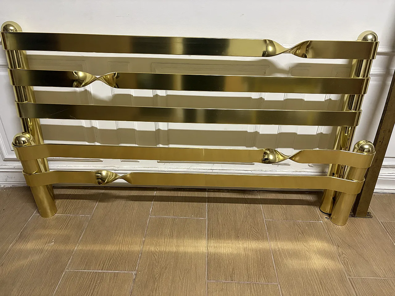 Brass bed frame, 70s 10