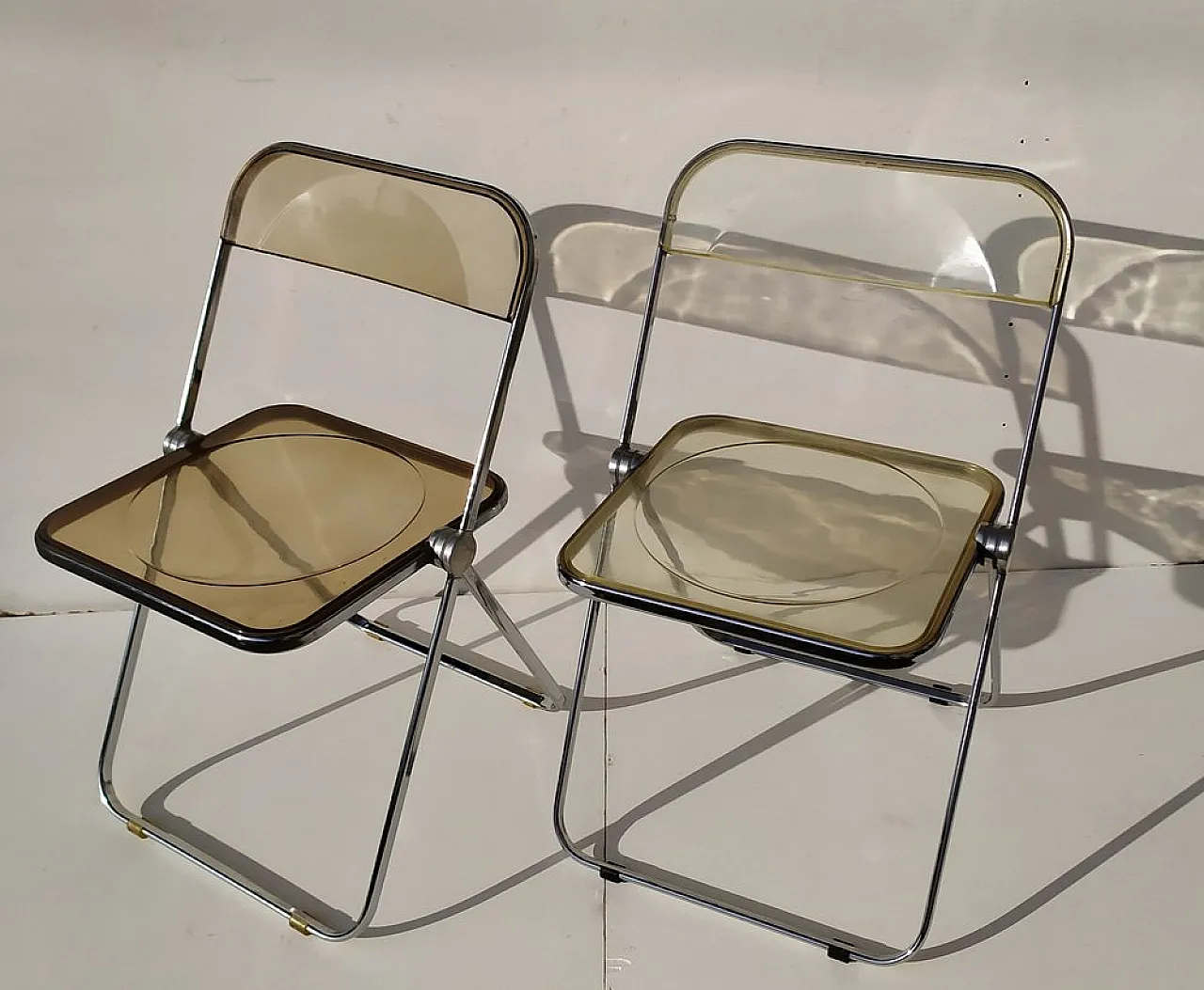 4 Plia chairs by Kartell, 1970s 3
