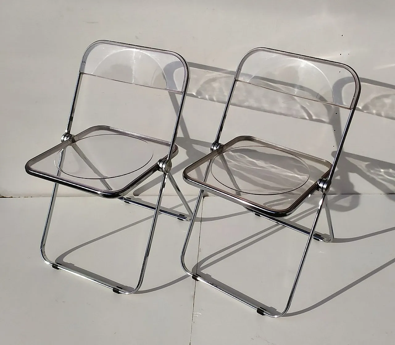 4 Plia chairs by Kartell, 1970s 6
