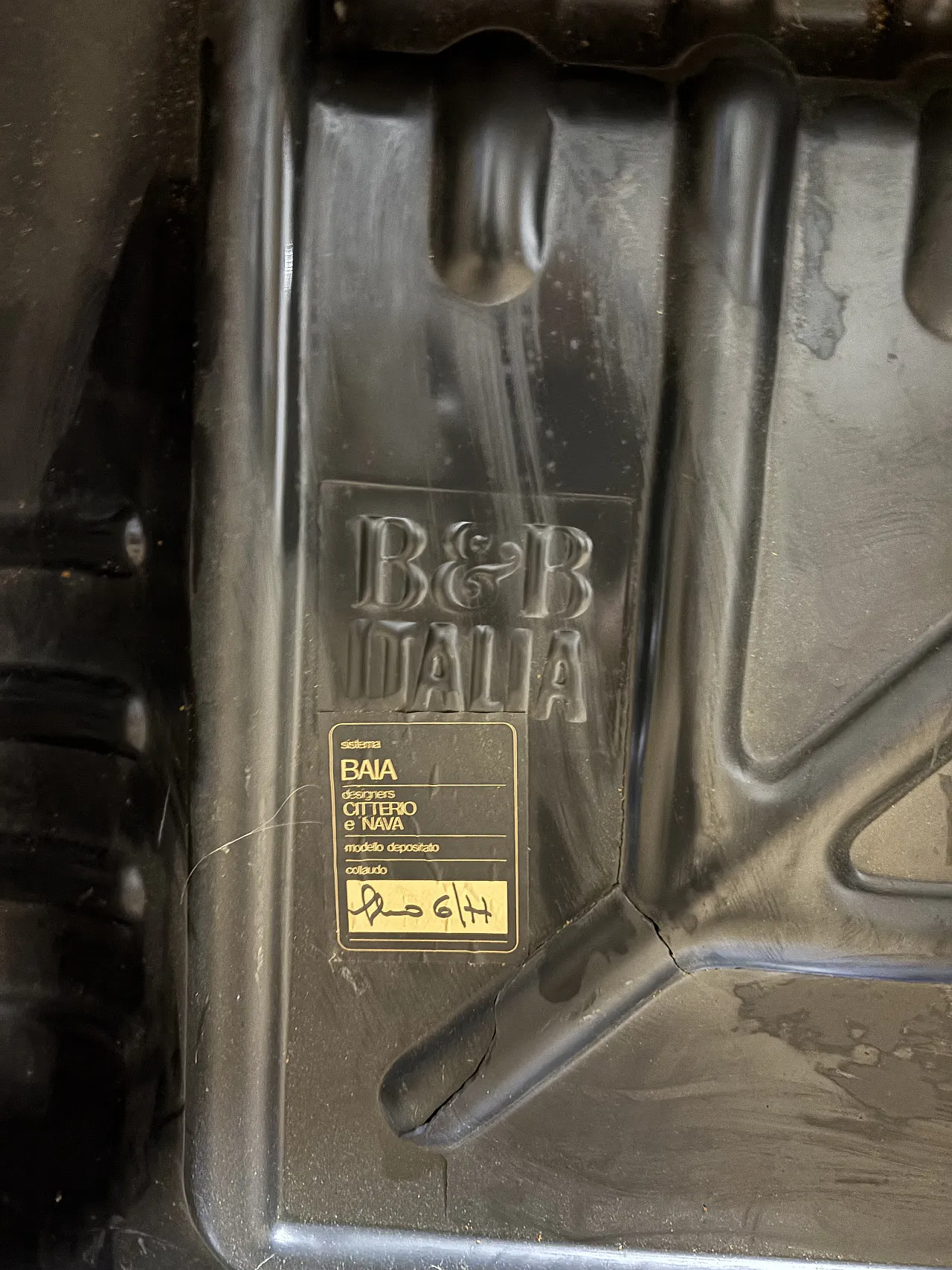 Baia armchair by Citterio and Nava for B&B, 1970s 8