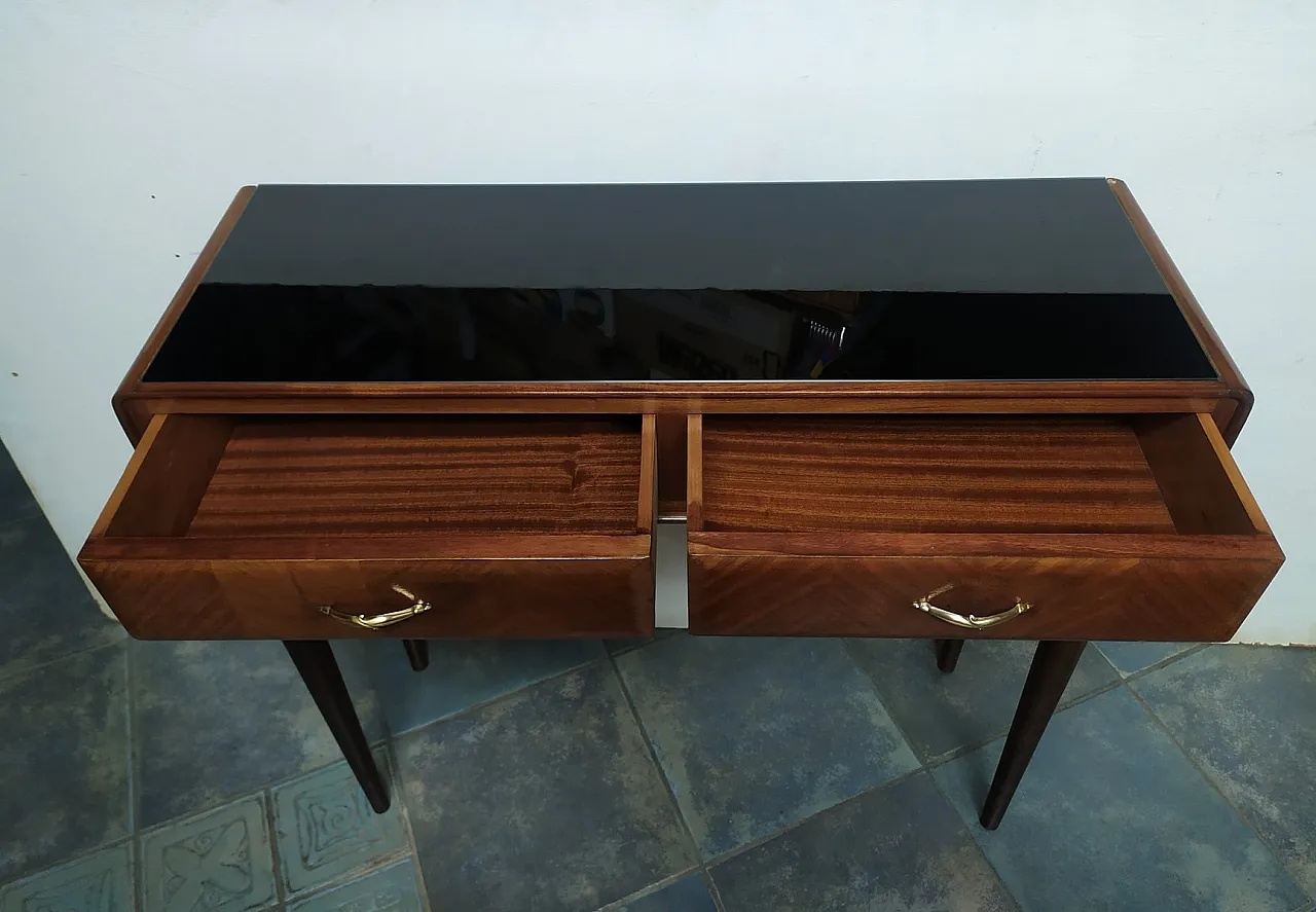 Wooden console table, 1940s 4