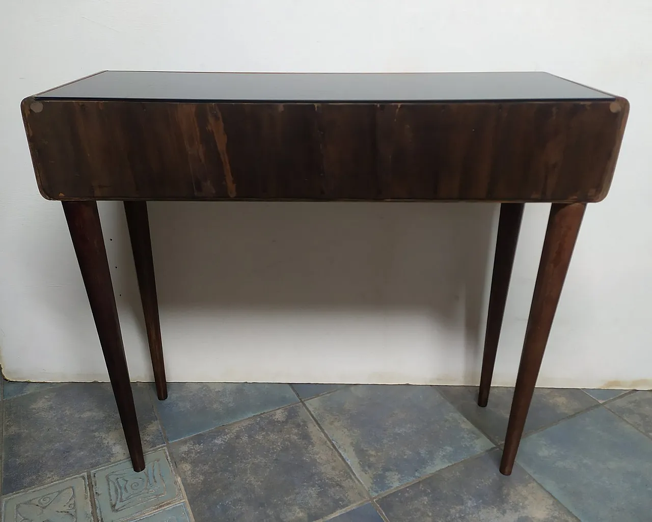 Wooden console table, 1940s 5