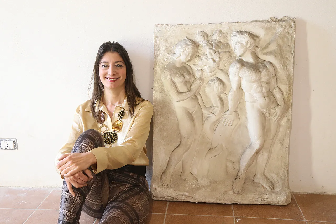 Jacopo della Quercia Original Sin, plaster cast of San Petronio, 50s 19