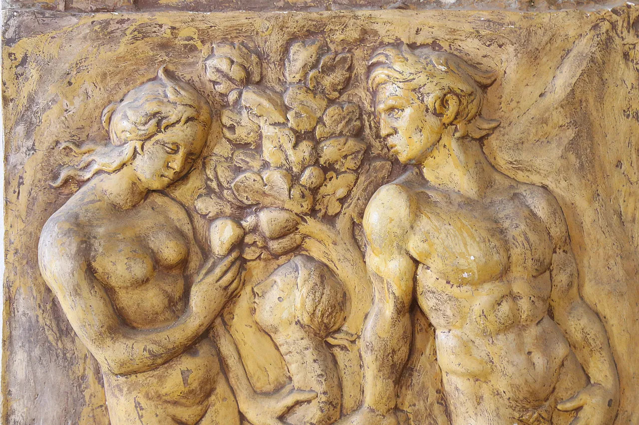 Original Sin by Jacopo della Quercia, plaster cast of San Petronio, 50 22