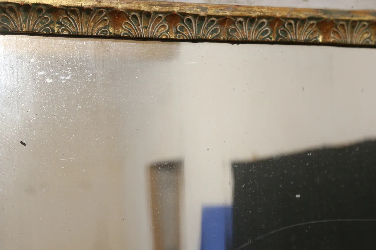 Specchiera caminiera impero bianca oro zecchino, 1826 16