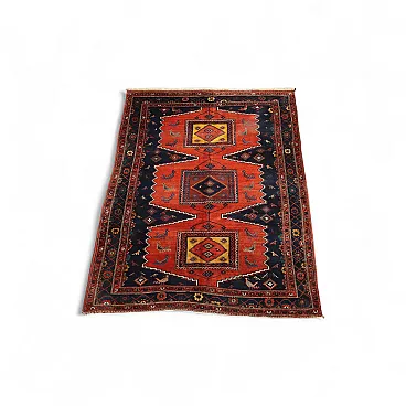 Tappeto Mosul in lana, nodo grosso, realizzato a mano, '900