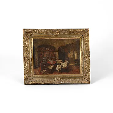 Jeno Kemendy, olio su tela, '800