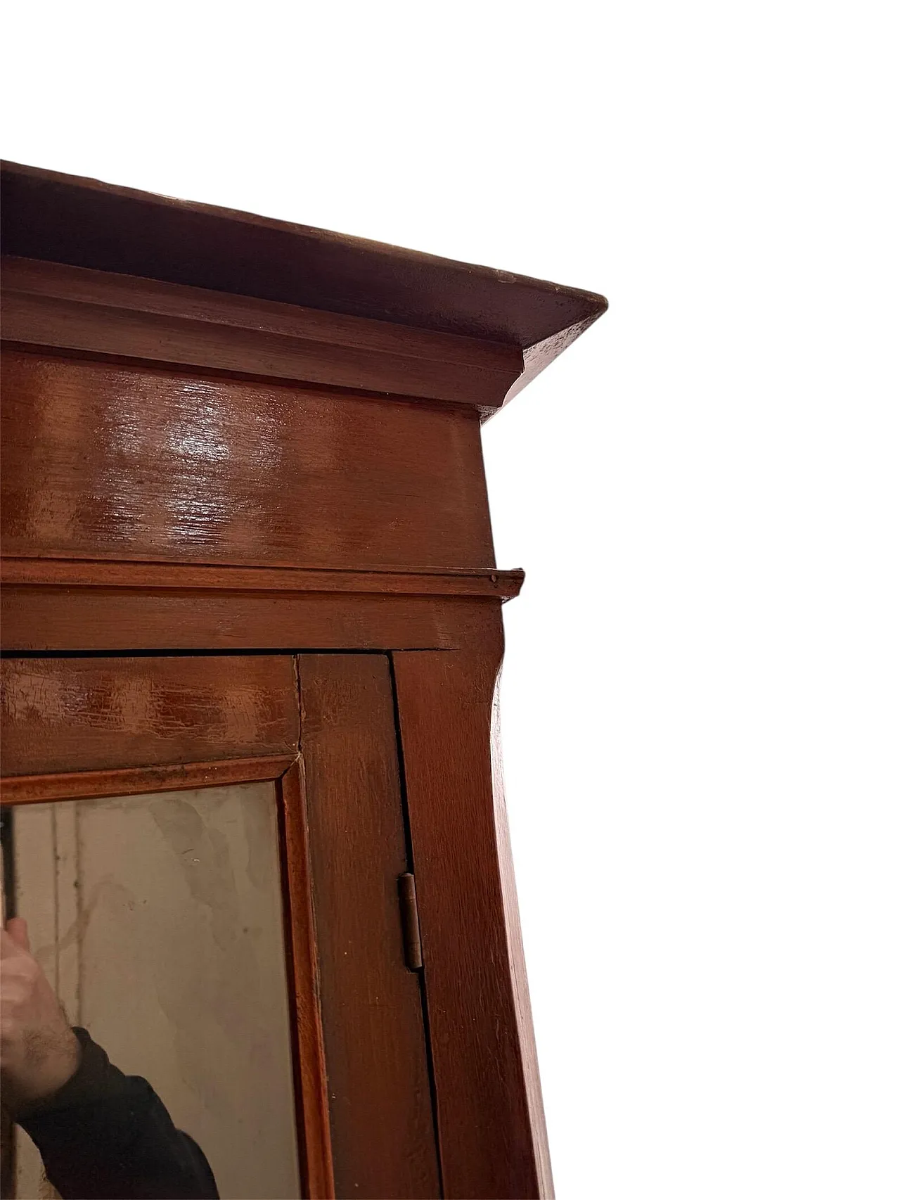 Wood and glass display case, late 19th century 5