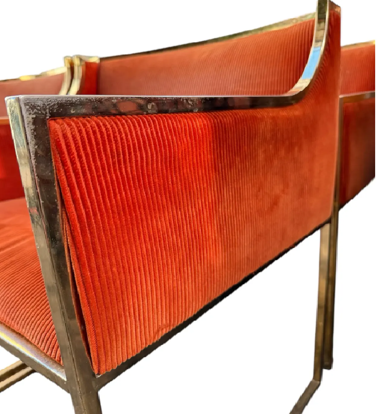 4 Maison Jansen-style armchairs, 1980s 8