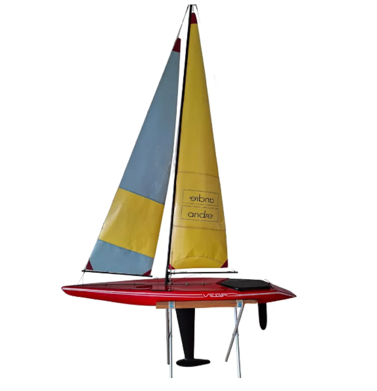Vega, radio-controlled sailboat model, 1990s 1